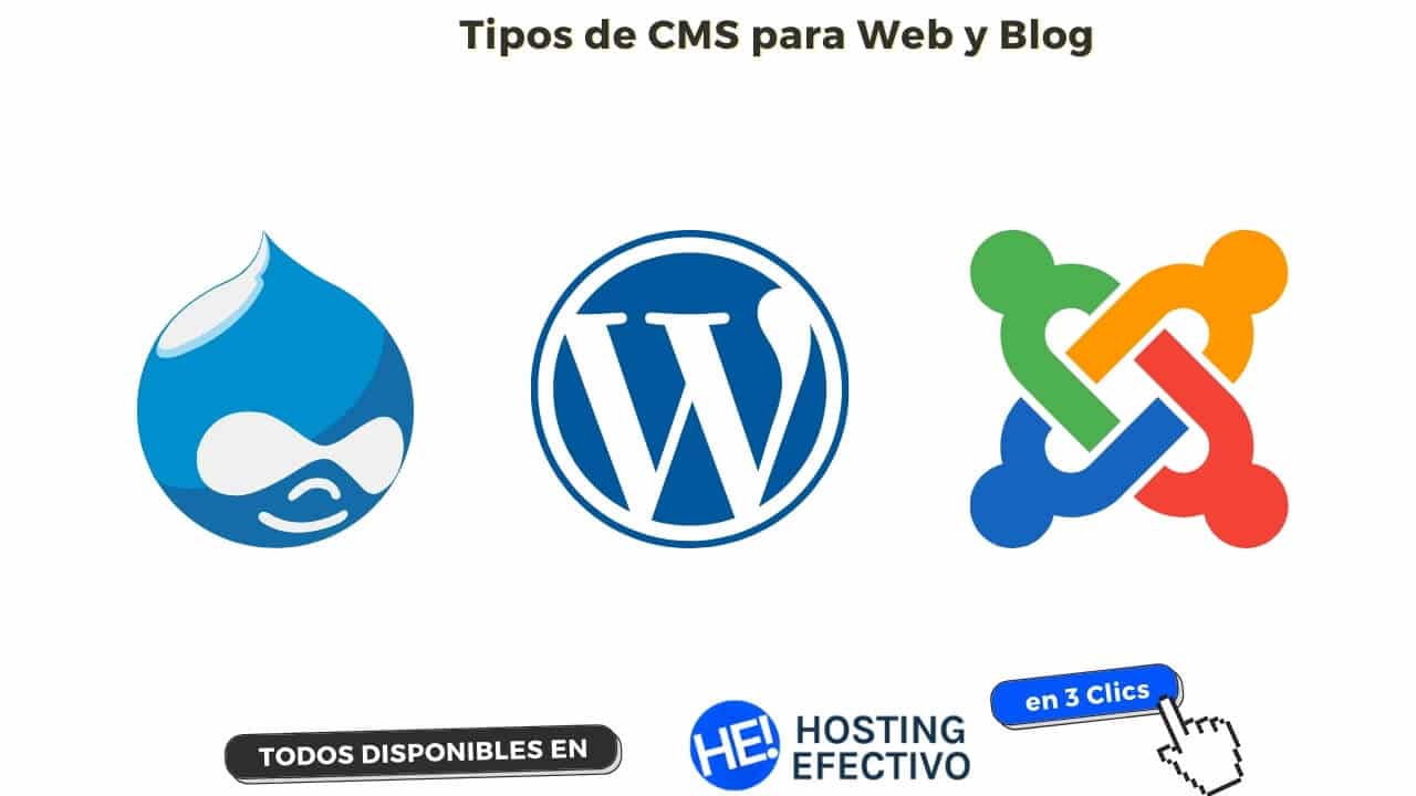 Tipos de CMS para crear Sitios Web y Blogs